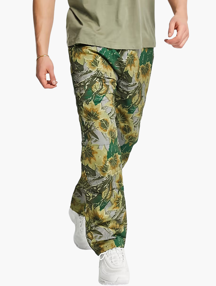 MyRunway | Shop The Hundreds Green Camo Padded Pants for Men from